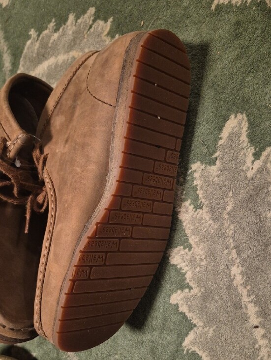 Clarks Men\'s Brown Suede Moccasin Lace-Up Shoes main image 5